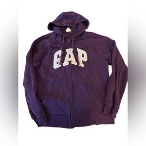 GAP Purple Zip-Up Hoodie Jacket